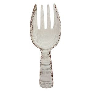 TOMMY BAHAMA Melamine Salad Serving Fork 10.5” Rustic Crackle Accents